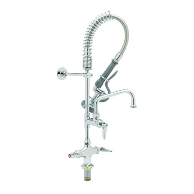 T&S Brass MPZ-2DLN-08-CR – Mini Pre-Rinse Unit, spray valve, 8″ swing nozzle