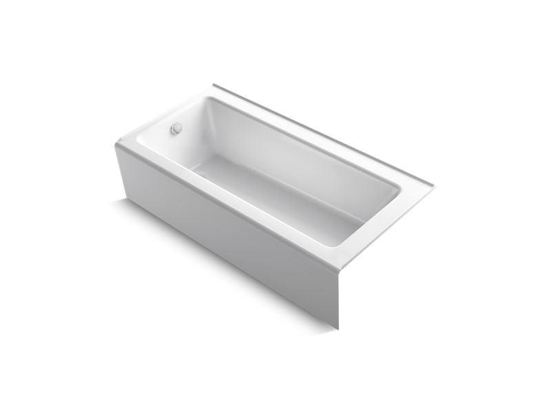 KOHLER K-847-47 Bellwether 66″ x 32″ alcove bath with integral apron and left-hand drain