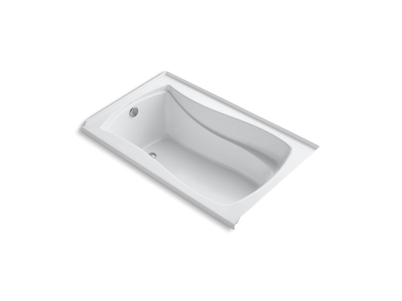 KOHLER 1242-LW Mariposa 60″ x 36″ alcove bath with Bask heated surface