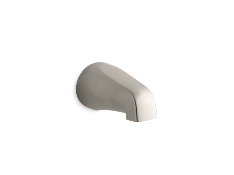 KOHLER K-15135-S Coralais 4-7/8″ non-diverter bath spout with slip-fit connection