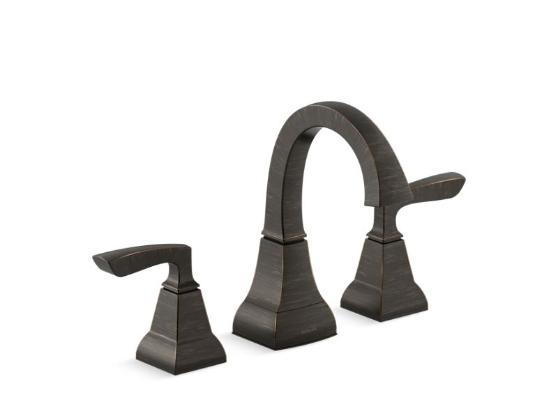 KOHLER K-R24056-4D-2BZ Kallan Widespread bathroom sink faucet, 1.2 gpm In Oil-Rubbed Bronze