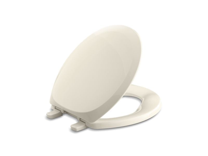 KOHLER K-4663-0 French Curve Quick-Release round-front toilet seat