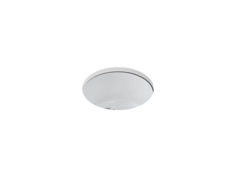 KOHLER K-6565-47 Porto Fino 18-3/8″ diameter x 8-5/16″ Top-mount/undermount bar sink