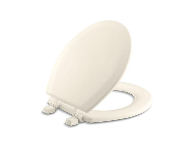 KOHLER K-4716-T-47 Triko round-front toilet seat with plastic hinges