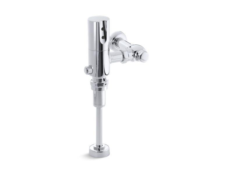 KOHLER K-10960-SV Tripoint touchless DC washdown 1.0 gpf urinal flushometer in Polished Chrome