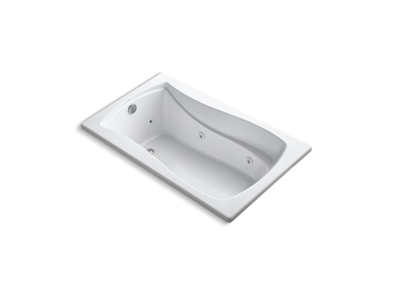 KOHLER 1239-CB Mariposa 60″ x 36″ drop-in whirlpool with reversible drain and custom pump location