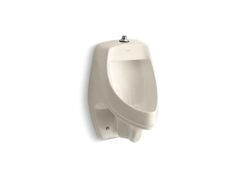 KOHLER K-5016-ET-47 Dexter siphon-jet wall-mount 0.5 or 1.0 gpf urinal with top spud