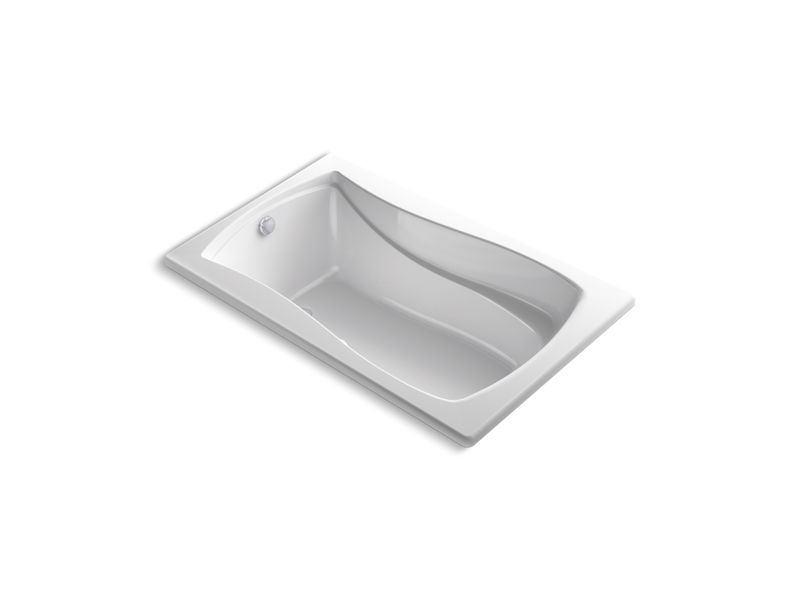 KOHLER 1239-GH Mariposa 60″ x 36″ drop-in Heated BubbleMassage air bath