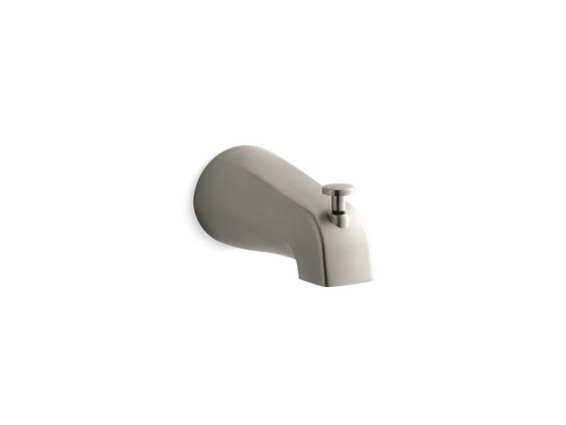 KOHLER K-15136-S Coralais 4-7/8″ diverter bath spout with slip-fit connection