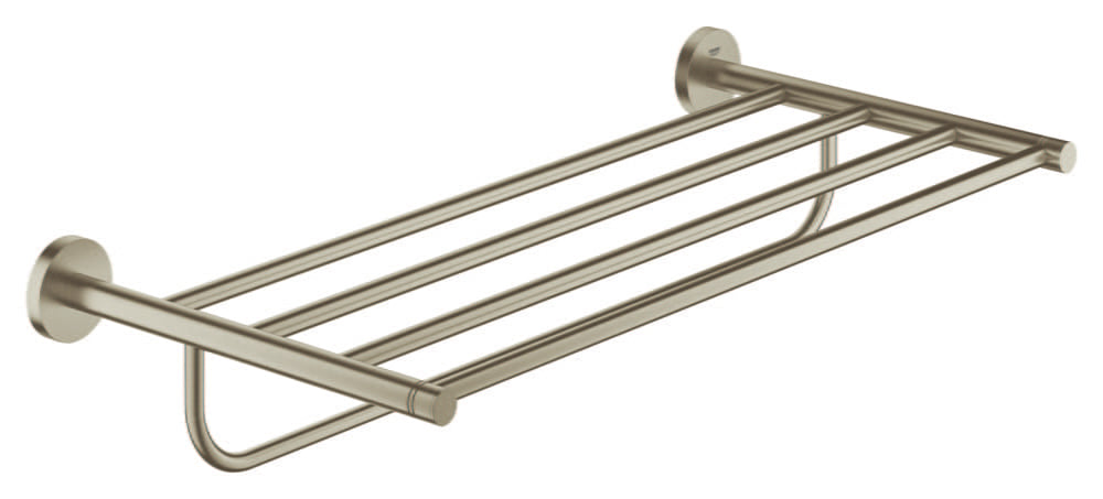 GROHE 40800EN1 Essentials Brushed Nickel 18″ Multi Towel Bar