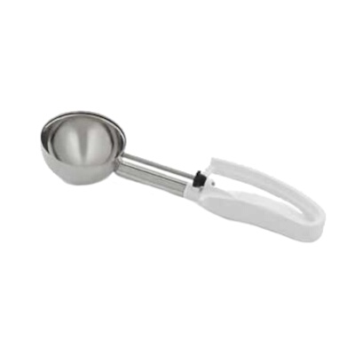 Vollrath 47370 – Disher, extended length, 4.7 oz., size 6, 3″ dia., white handle (Case of 12)