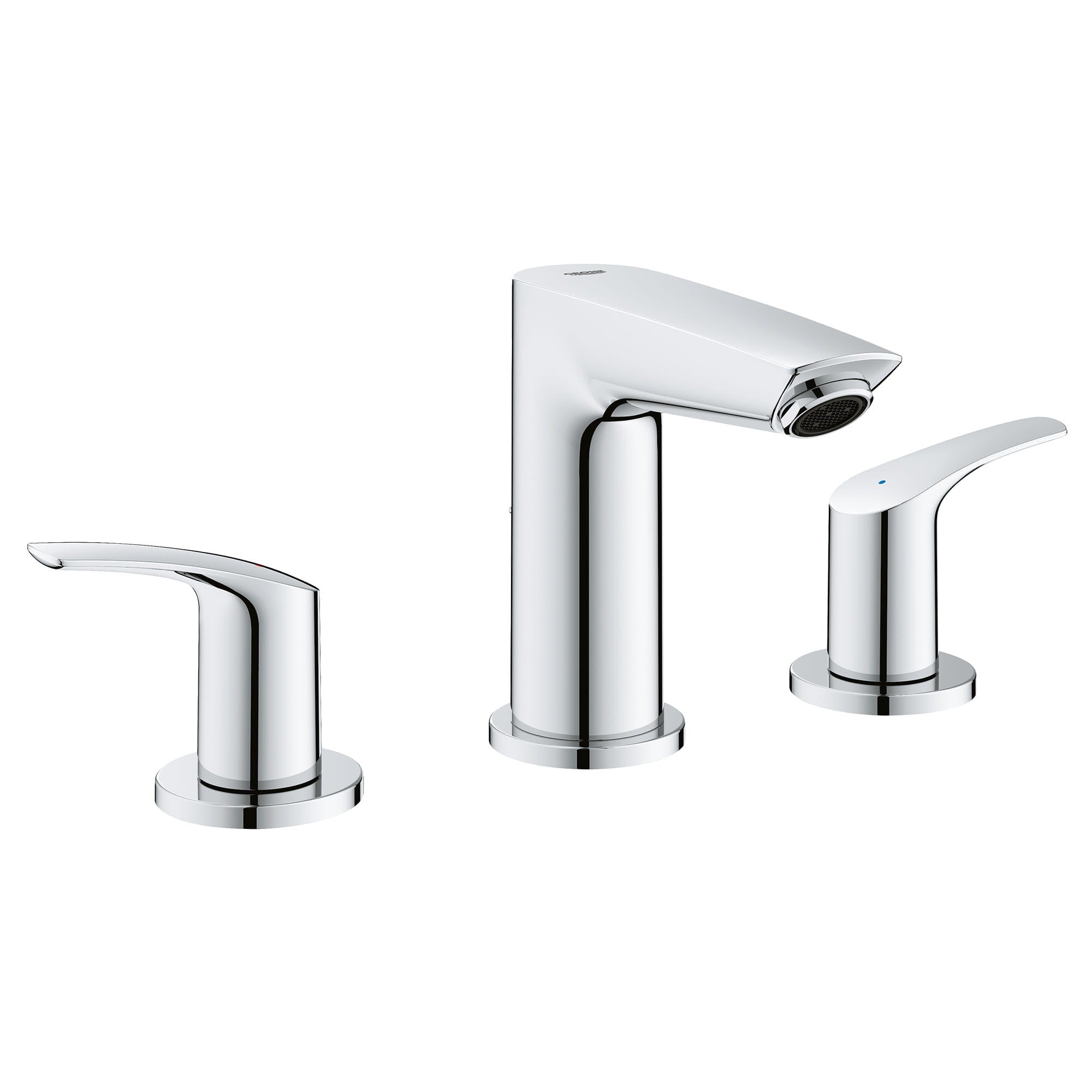 GROHE 20294003 Eurosmart Chrome 8-inch Widespread 2-Handle S-Size Bathroom Faucet 1.2 GPM