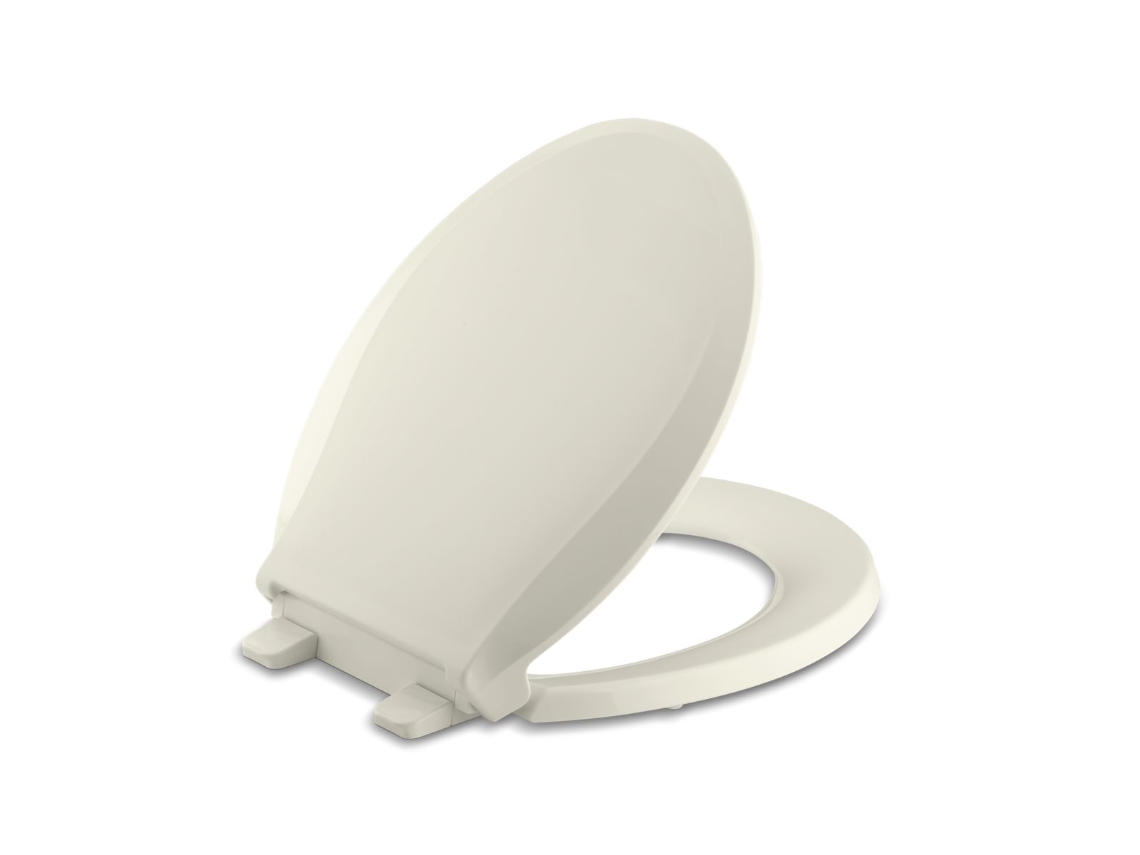 KOHLER K-7316-96 Cachet Quick-Release Round-Front Toilet Seat In Biscuit