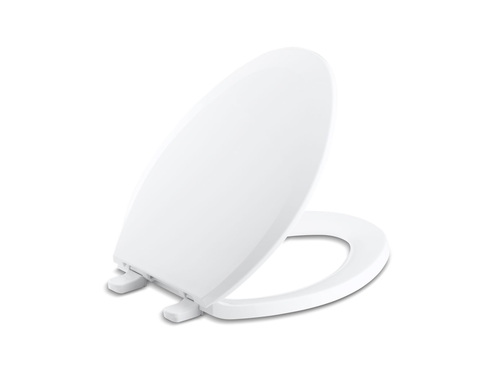 KOHLER K-4652-0 Lustra Quick-Release Elongated Toilet Seat In White