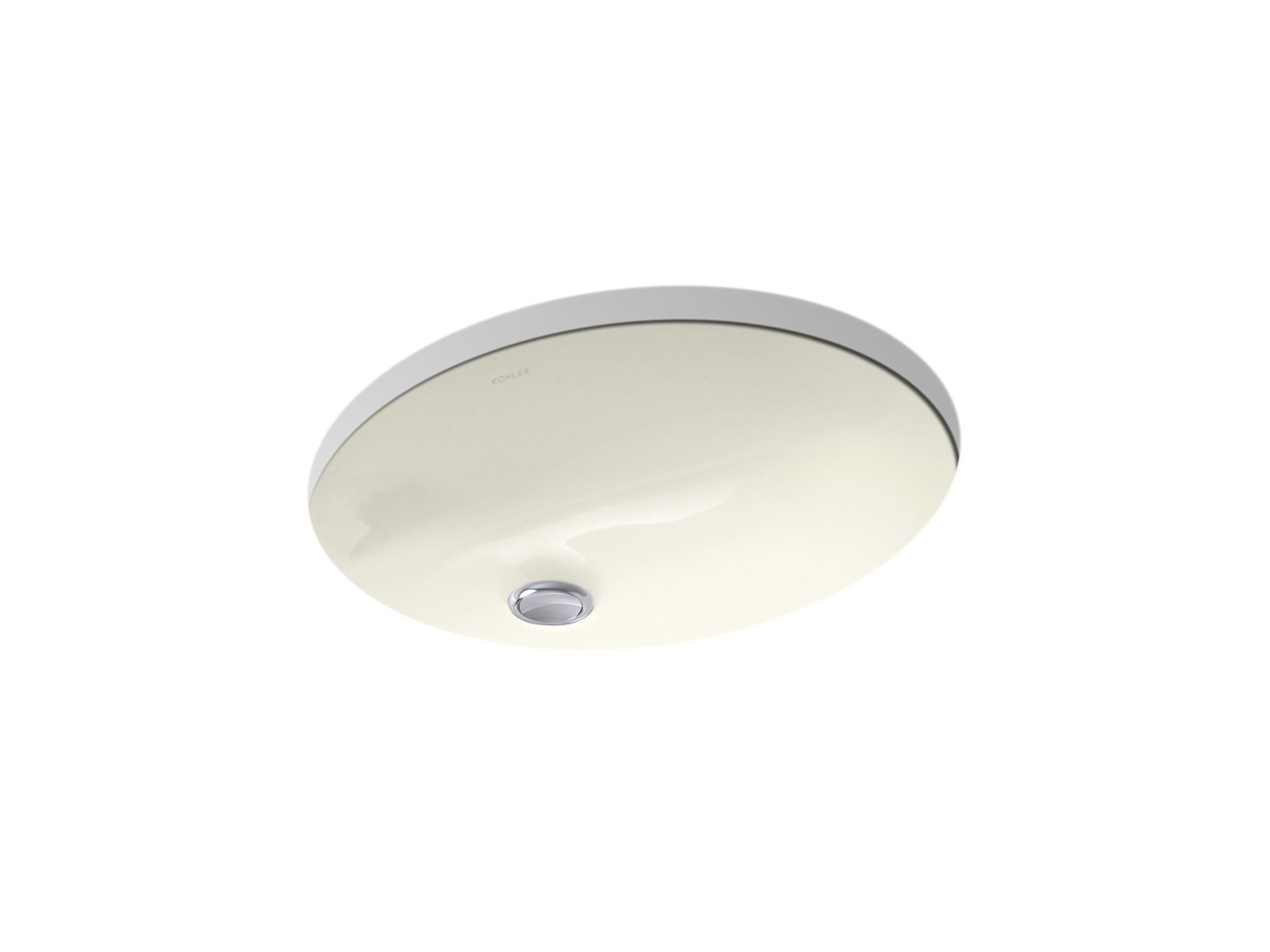 KOHLER K-2209-96 Caxton 17″ Oval Undermount Bathroom Sink In Biscuit