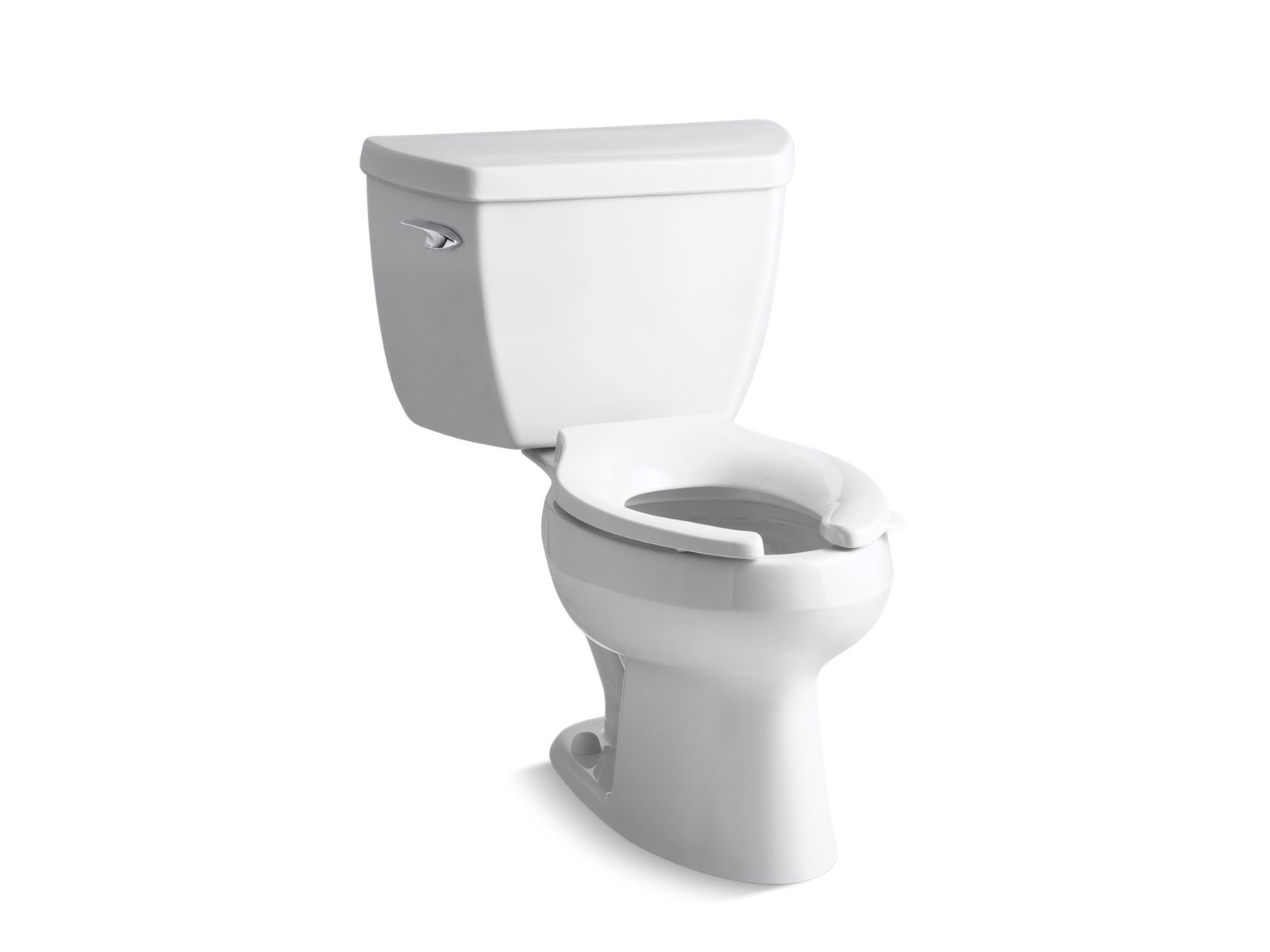 KOHLER K-3531-0 Wellworth Classic Two-Piece Elongated Toilet, 1.0 Gpf In White