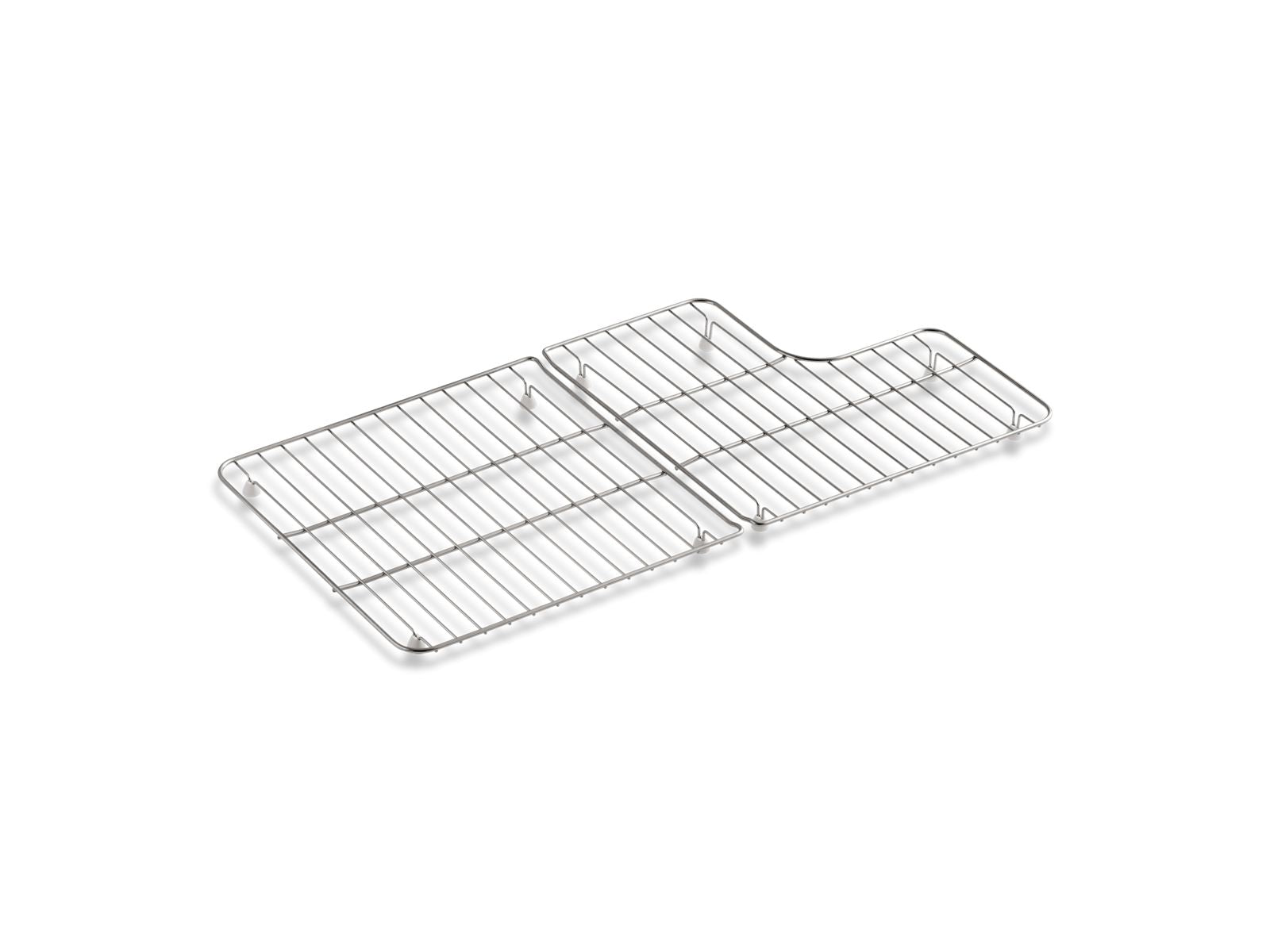 KOHLER K-6639-ST Whitehaven Steel Sink Racks For 36″ Whitehaven In Stainless Steel