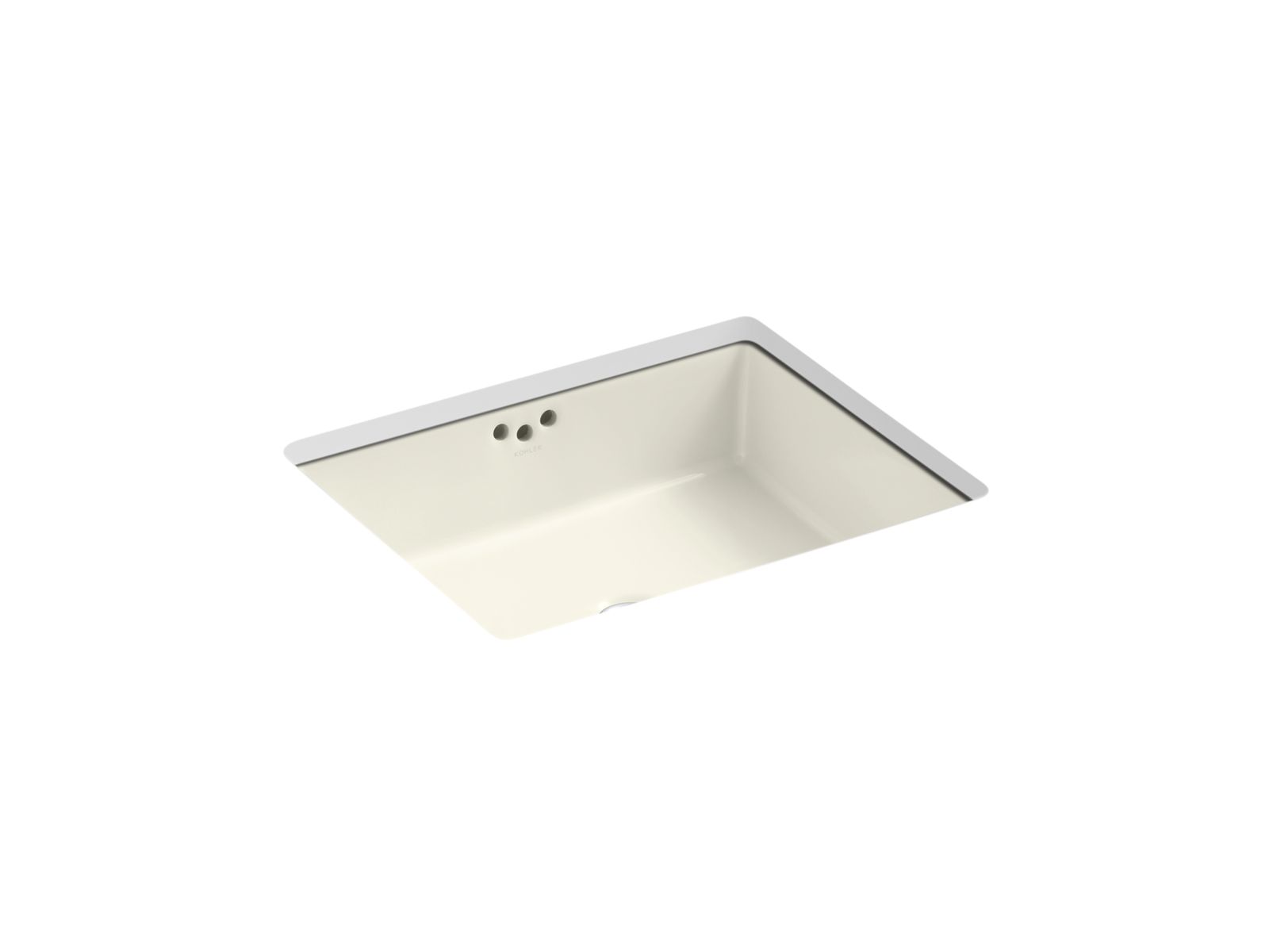 KOHLER K-2330-96 Kathryn 19-3/4″ Rectangular Undermount Bathroom Sink In Biscuit