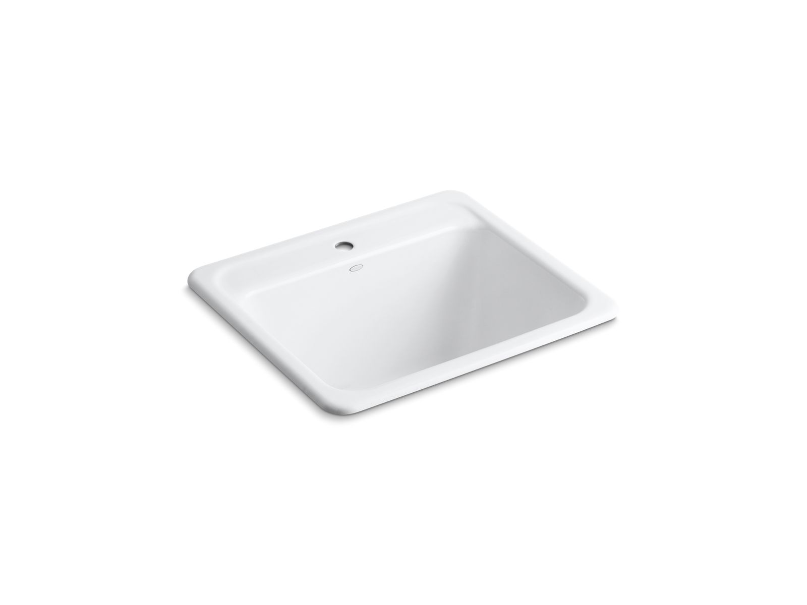 KOHLER K-19017-1 Glen Falls 25″ top-/undermount single-bowl utility sink