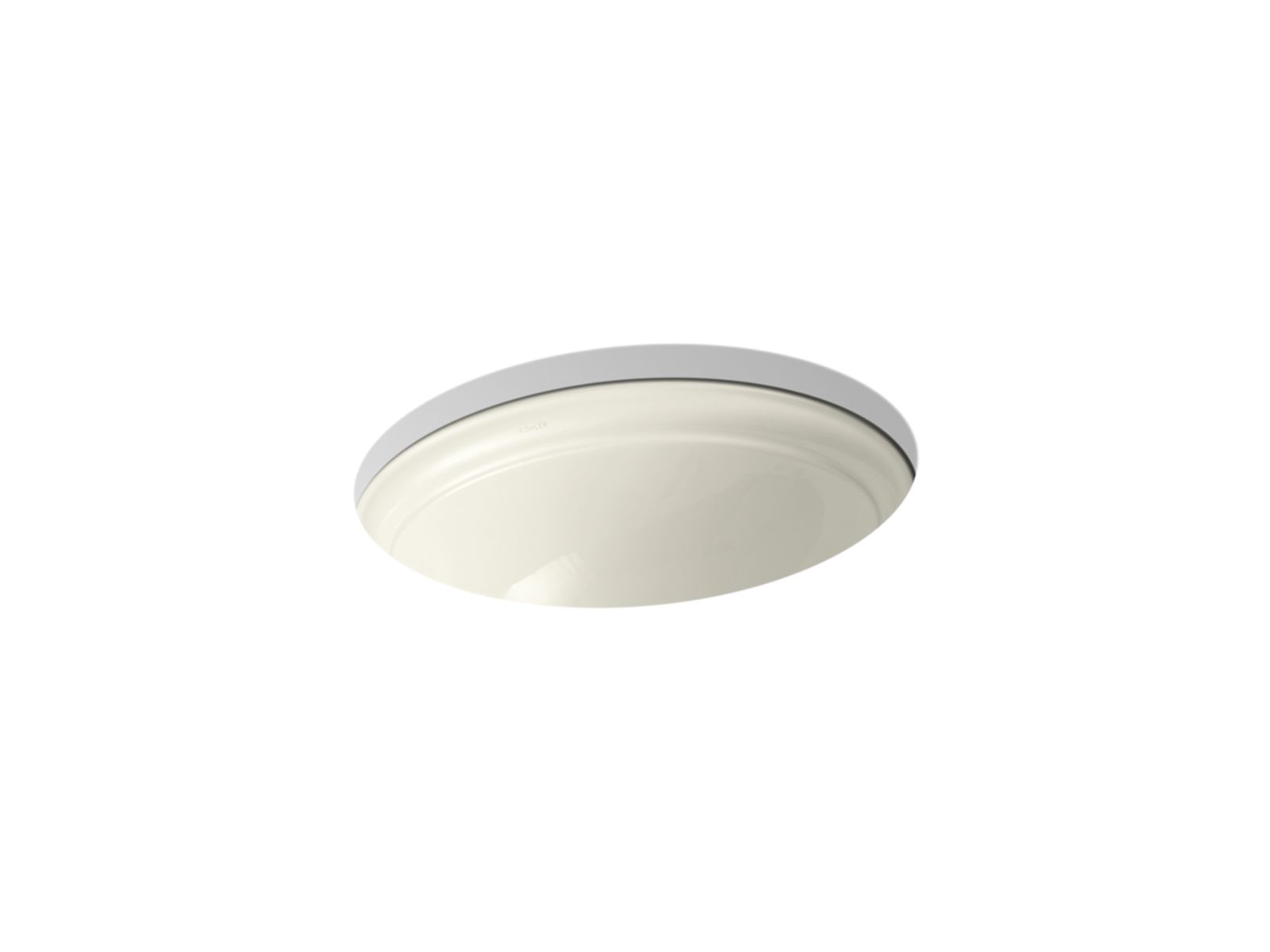 KOHLER K-2336-96 Devonshire 20-1/2″ Oval Undermount Bathroom Sink In Biscuit