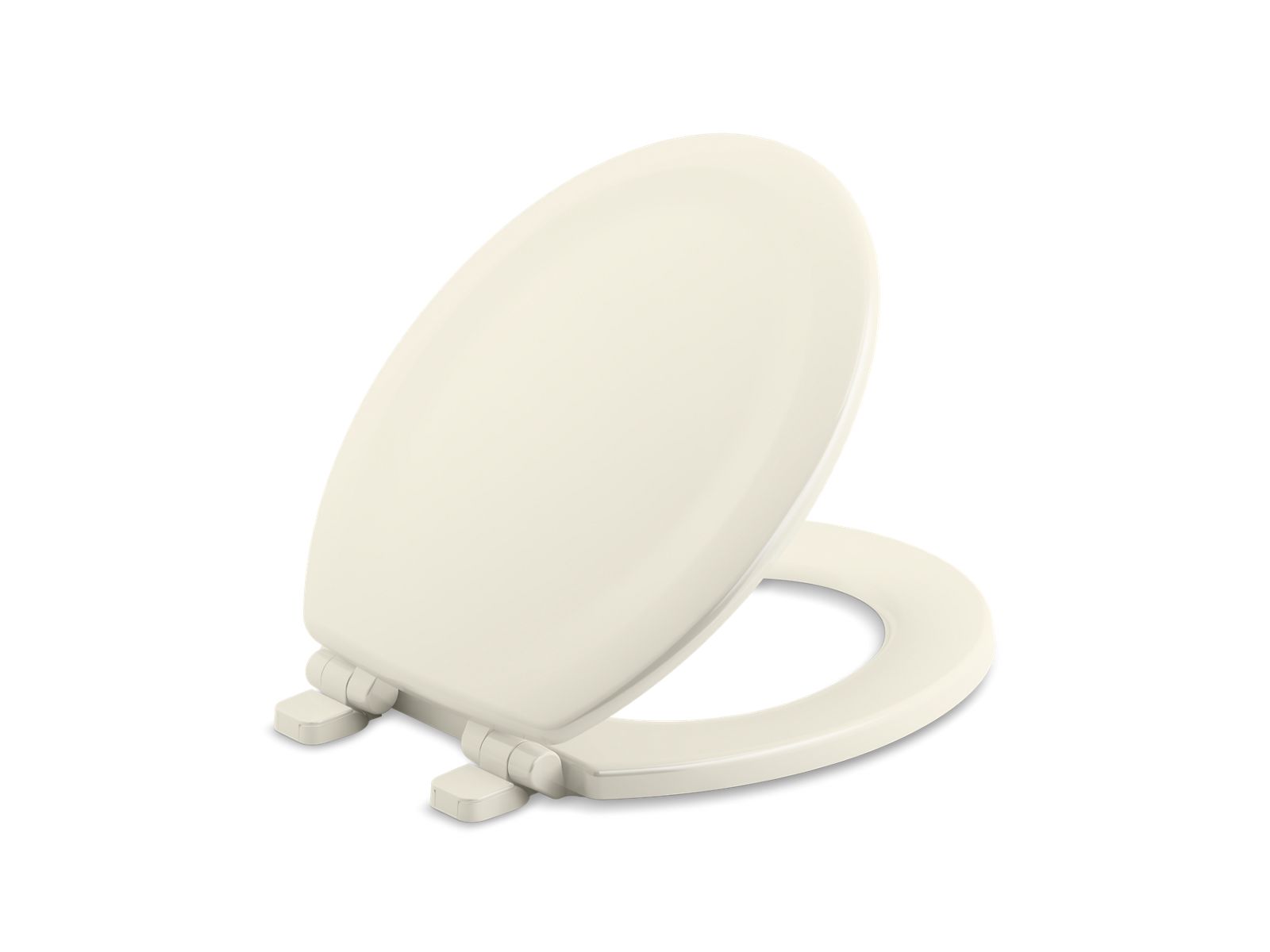 KOHLER K-20467-96 Stonewood Quiet-Close Round-Front Toilet Seat In Biscuit