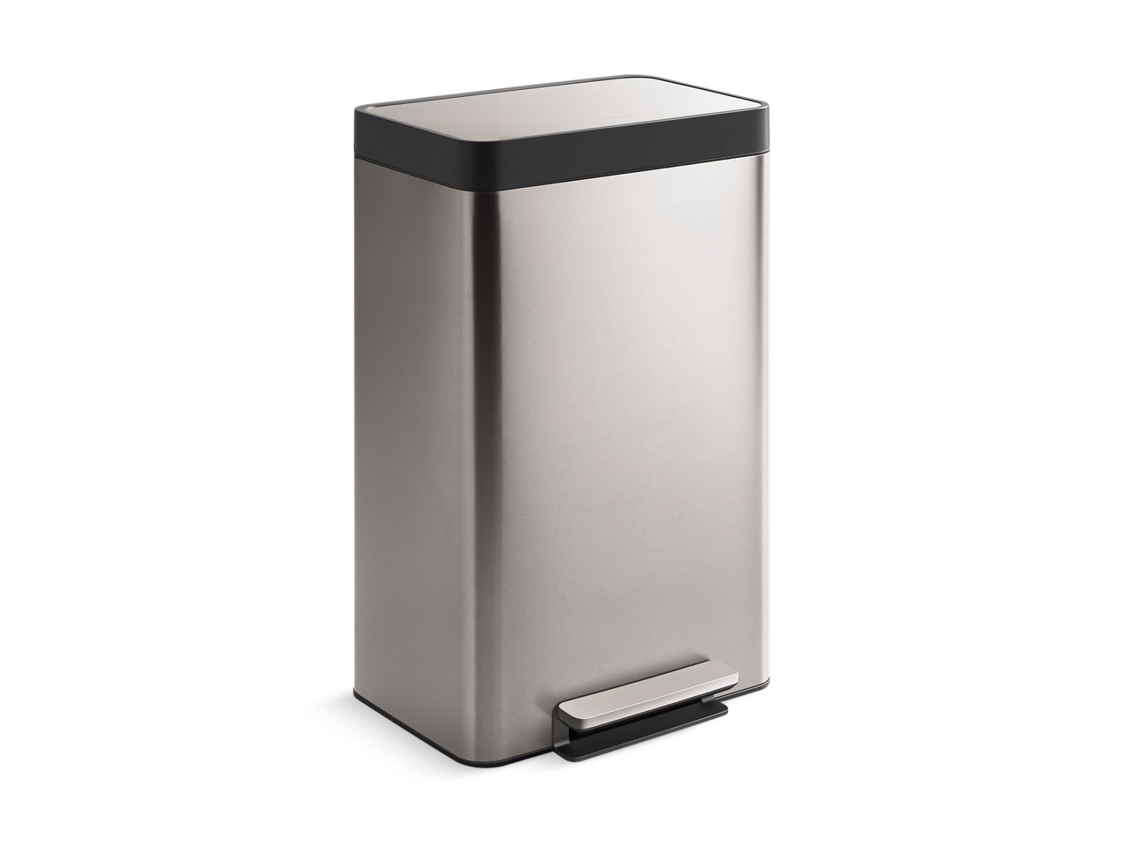 KOHLER K-20940-ST 13-Gallon Stainless Steel Step Trash Can In Stainless Steel